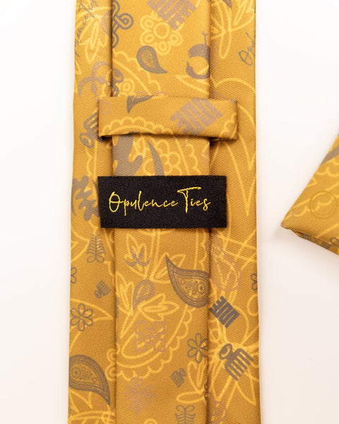 Opulence Ties & Handkerchief (Signature Collection) - Nathez out of Africa