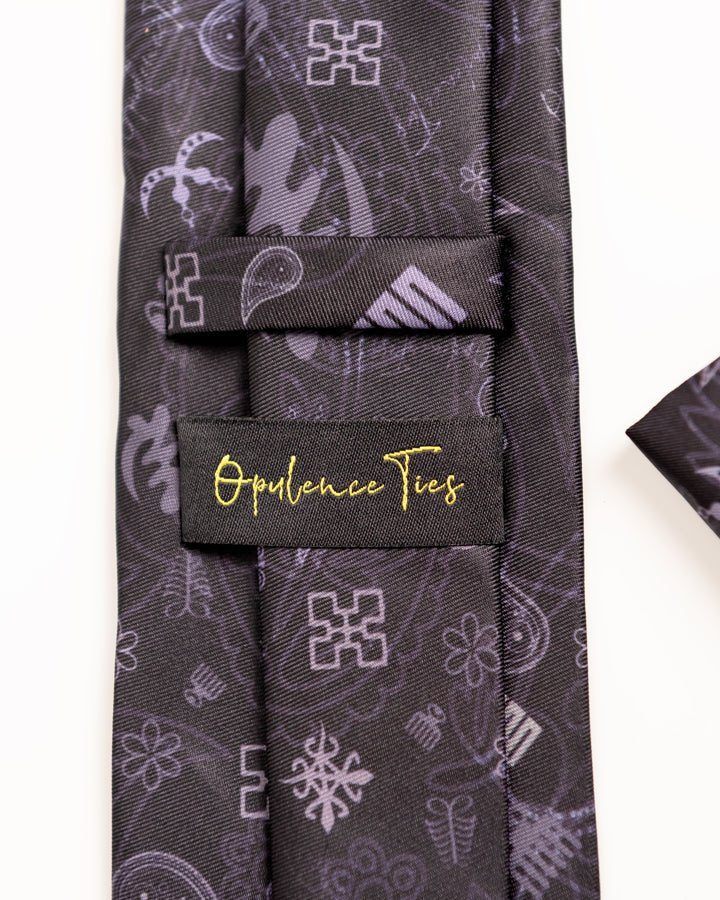 Opulence African print tie and handkerchief signature collection — luxury African fashion