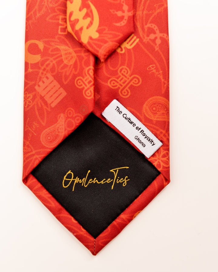 Opulence African print tie and handkerchief signature collection — luxury African fashion
