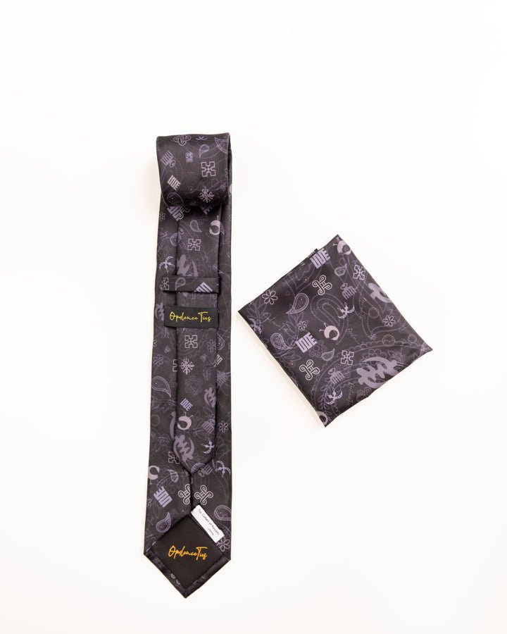 Opulence African print tie and handkerchief signature collection — luxury African fashion
