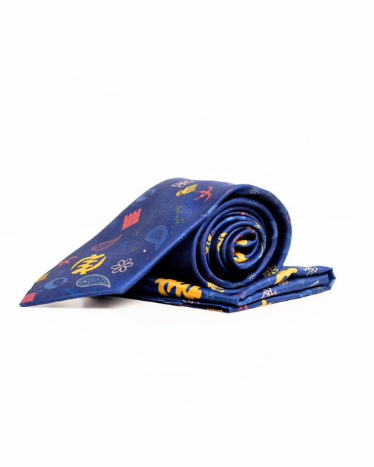 Opulence African print tie and handkerchief signature collection — luxury African fashion