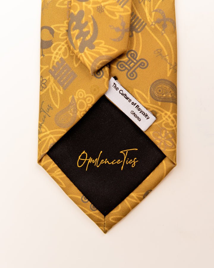 Opulence African print tie and handkerchief signature collection — luxury African fashion