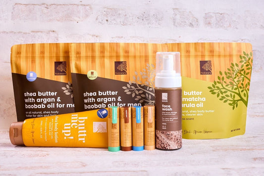 Nokware pure and plain shea butter lip balm — natural plant-based moisturising lip care