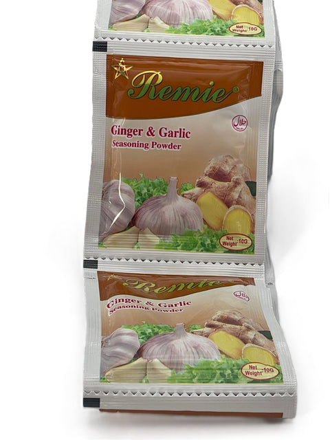 Remie Ginger & Garlic Seasoning (Strip of 12 Sachets 10g each) HALAL - Nathez out of Africa