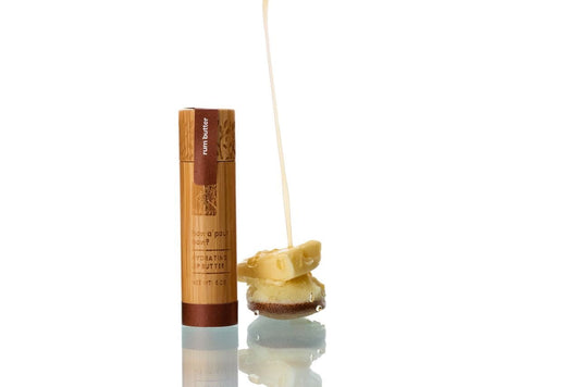 Nokware rum butter shea butter lip balm — natural plant-based moisturising lip care