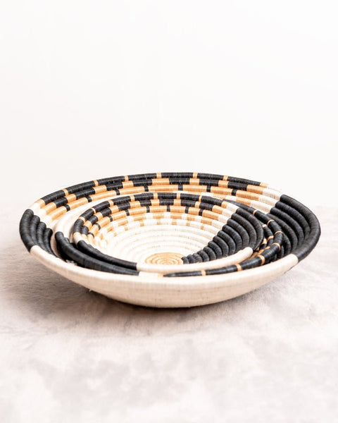 Rwanda African Basket Set of 3 - Nathez out of Africa