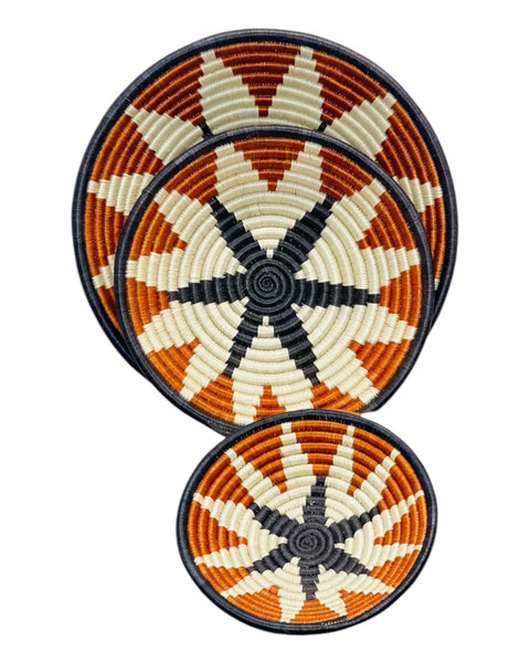 Rwanda African Basket Set of 3 - Nathez out of Africa