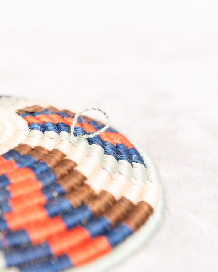 Rwanda hand-woven African basket set of 3 — fair trade artisan home decor from Rwanda