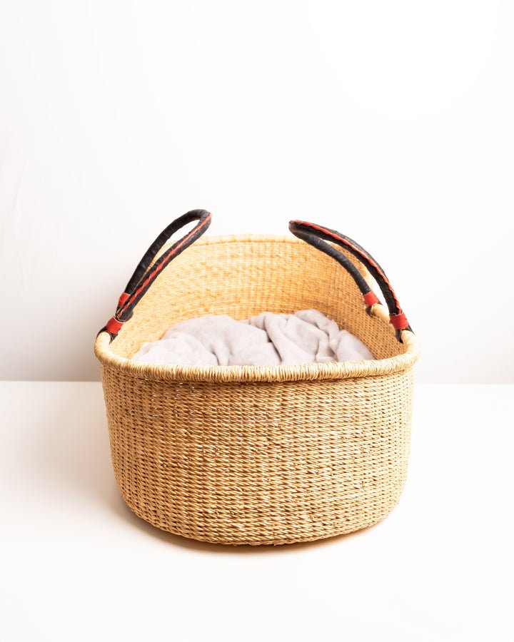Boono hand-woven Moses basket — eco-friendly sustainable African artisan baby basket