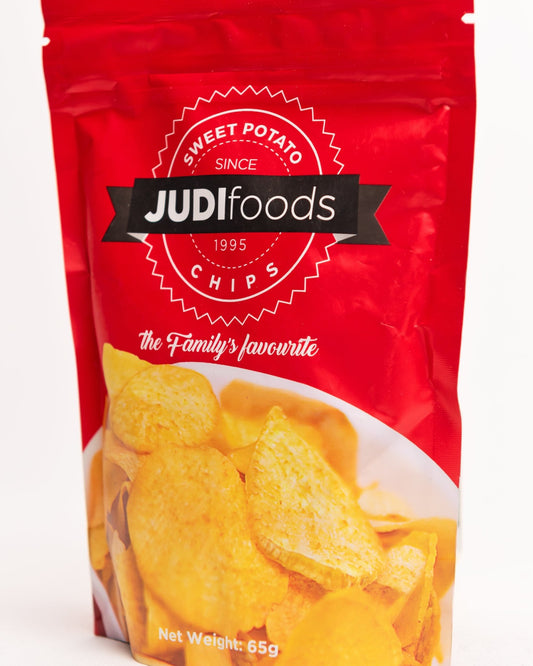 Sweet potato chips from Ghana — authentic African snack, naturally dried and crunchy