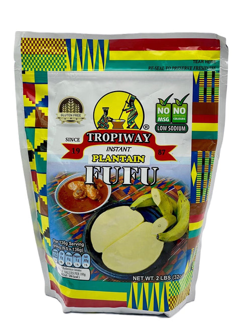 Tropiway Instant Plantain Fufu 896g - Nathez out of Africa