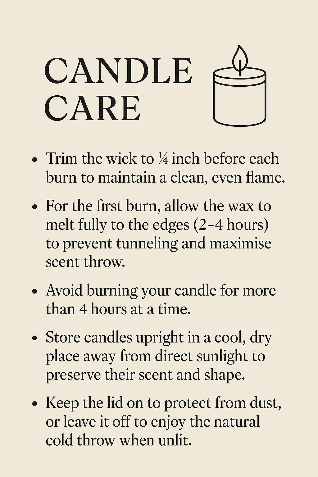 UNWIND plant-based aromatherapy candle by Maame — natural relaxing scent for wellness