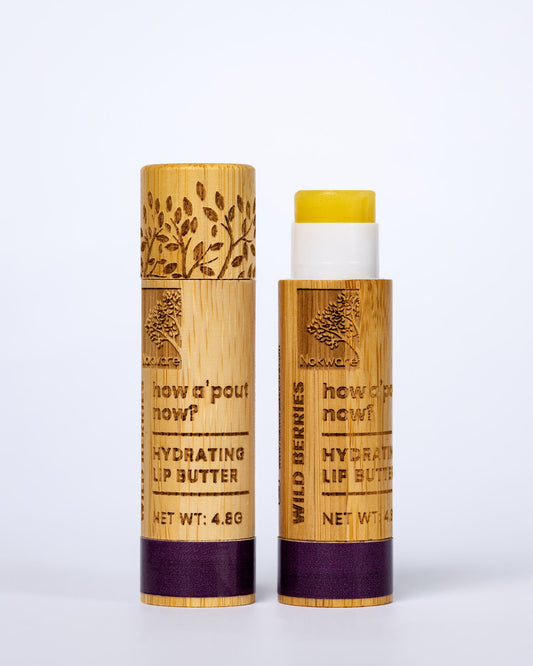 Nokware wildberry shea butter lip balm — natural plant-based moisturising lip care