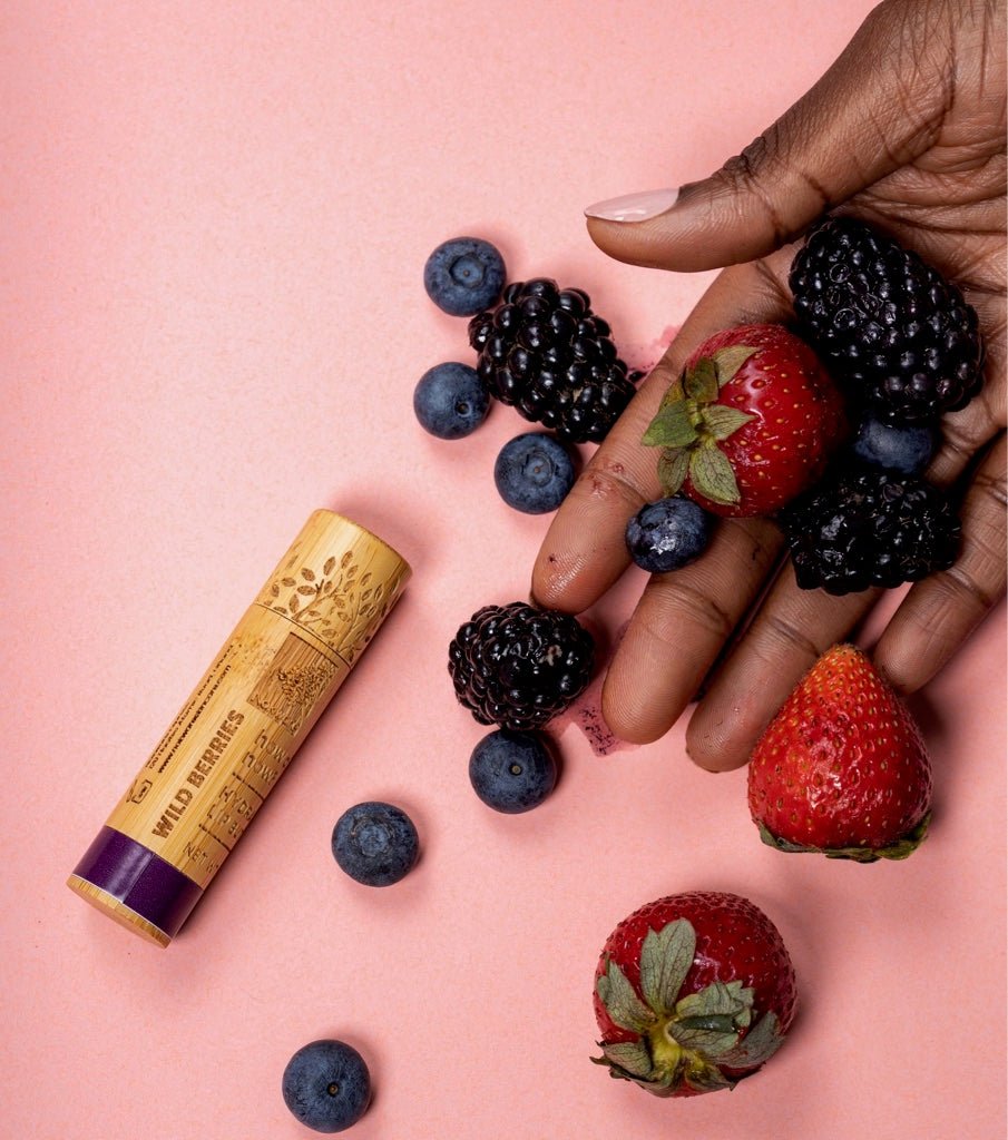 Nokware wildberry shea butter lip balm — natural plant-based moisturising lip care