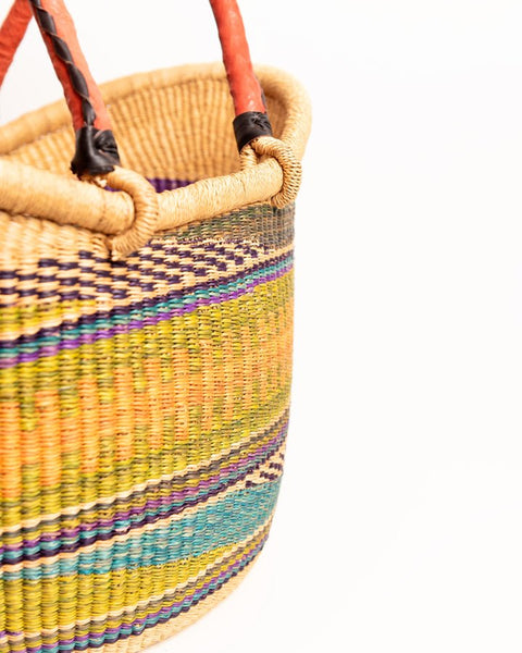Yayra Hand - woven Bolga Basket 0029 - Nathez out of Africa