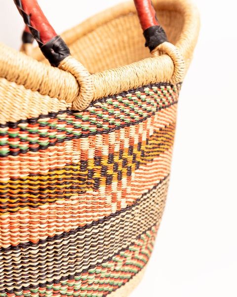 Yayra Hand - woven Bolga Basket 0030 - Nathez out of Africa