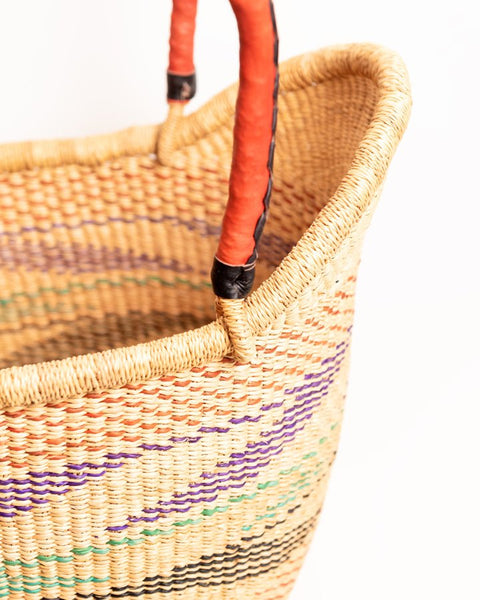Yayra Hand - woven Bolga Basket 0032 - Nathez out of Africa