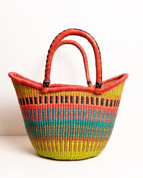 Yayra Hand - woven Bolga Basket 0033 - Nathez out of Africa