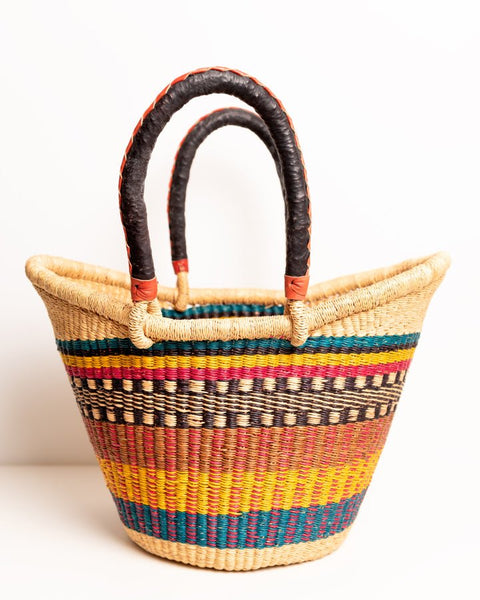 Yayra Hand - woven Bolga Basket 0035 - Nathez out of Africa